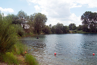 Deutschland 2005 - Sankt Leoner See - Der Einstieg für die Taucher und das südliche Ufer