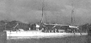 Historisches Bild des in 1903 gesunkenen Torpedojäger - Espignole in der Nähe von St. Tropez