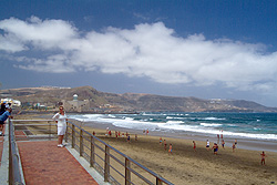 Las Palmas auf Grancanaria - Der Strand Playa de las Canteras im Norden von Las Palmas
