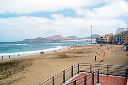 Las Palmas auf Grancanaria - Der Strand Playa de las Canteras im Norden von Las Palmas
