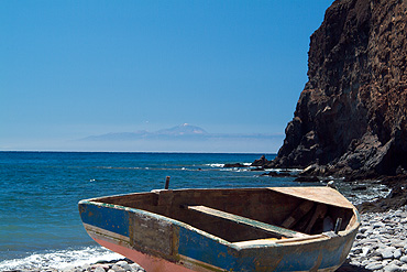 Gran Canaria - Tasarte Schlucht - Bei guter Fernsicht konnte man den höchsten Berg von Teneriffa sehen.