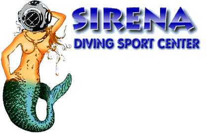 Ibiza 2002 - Logo der Tauchbasis Sirena