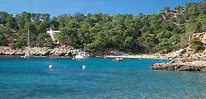 Ibiza 2002 - San Antonio de Portmany - Einsame Buchten gibt es viele