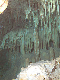 Yucatan - Tauchgang in der Cenote Chac Mool - Stalaktiten in den Unterwasserhöhlen
