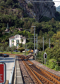 Schweiz 2004 - Valle Maggia - Bahnhof Pontebrolla